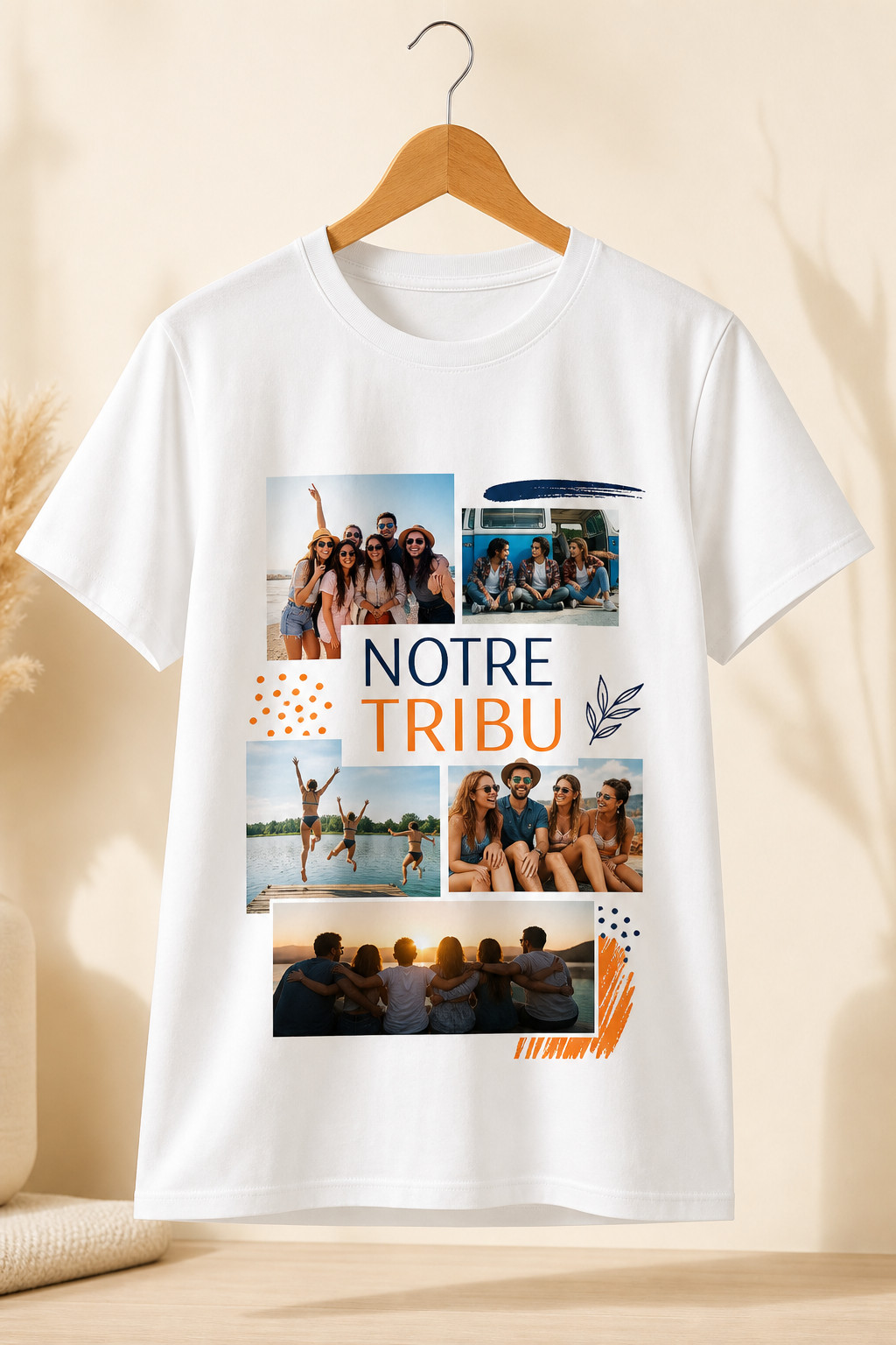 t shirt personnalise collage photo